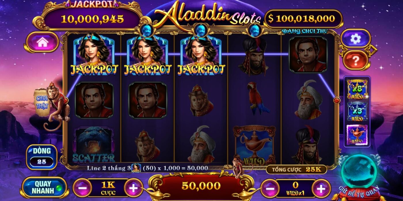 Nổ hũ Aladdin: Khám phá slot game hấp dẫn cùng Win79